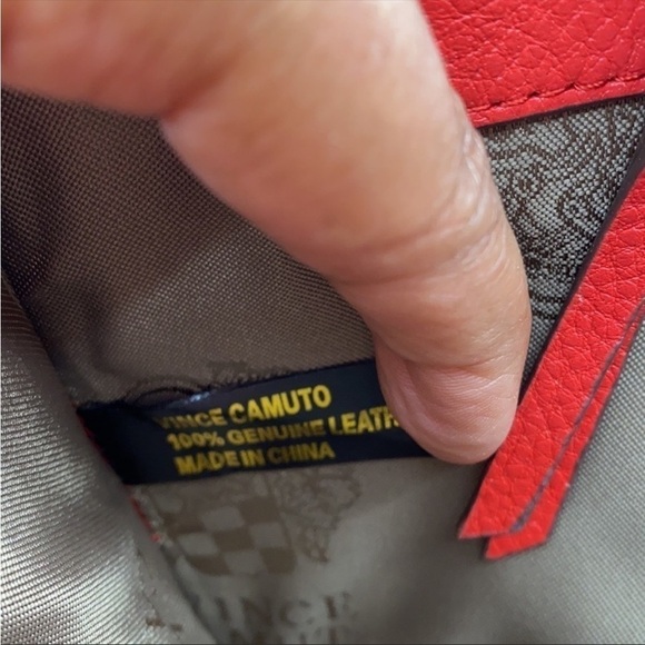 Vince Camuto Snap Front Leather Clutch - Picture 6 of 6